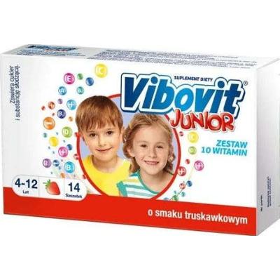 VIBOVIT Junior x 14 saszetek - truskawkowy