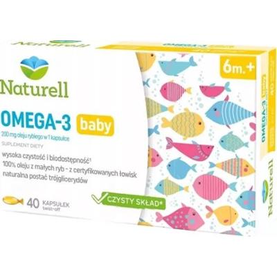 Naturell Omega-3 Baby x 40 kapsułek