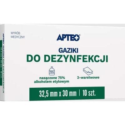 APTEO CARE Gaziki do dezynfekcji x 10 sztuk
