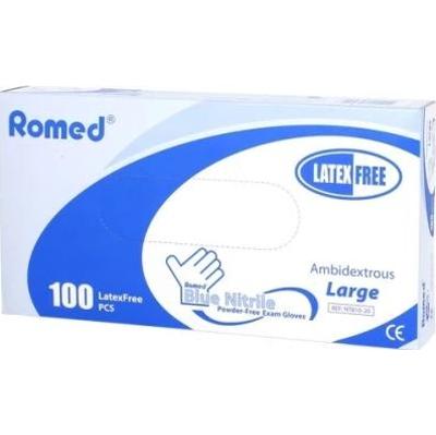 Rękawice ROMED nitrylowe bezpudrowe rozmiar L x 100 sztuk