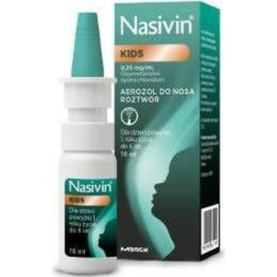 NASIVIN Kids 0,25mg/ml aerozol do nosa 10ml