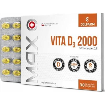 Max Vita D3 2000 x 30 kapsułek miękkich