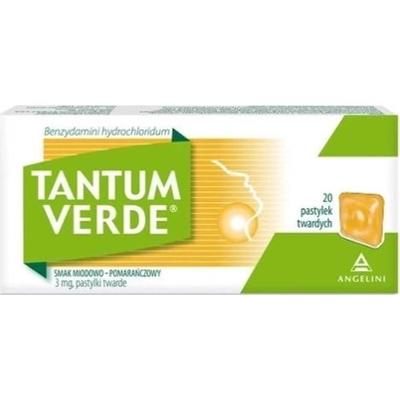 TANTUM VERDE 3mg x 20 pastylek do ssania smak miodowo-pomarańczowy