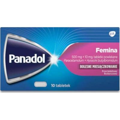 PANADOL FEMINA x 10 tabletek