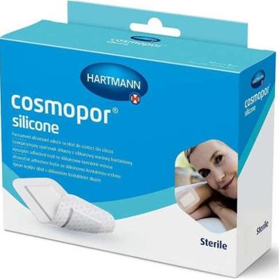 COSMOPOR Silicone samoprzylepny opatrunek na rany pooperacyjne 10cm x 8cm x 5 sztuk