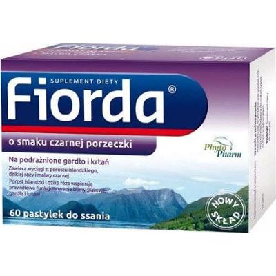 Fiorda o smaku czarnej porzeczki x 60 pastylek do ssania