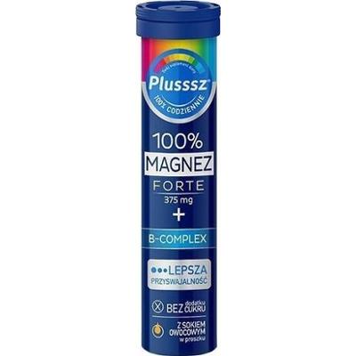 Plusssz 100% Magnez Forte + B-Complex x 20 tabletek musujących