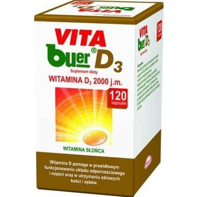 VITA BUER D3 2000j.m. x 120 kapsułek