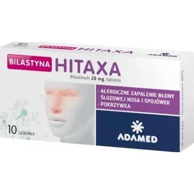 Bilastyna Hitaxa 20mg x 10 tabletek