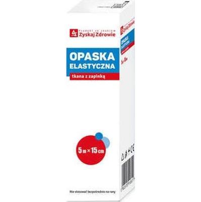 Opaska elastyczna z zapinką 5m x 15cm x 1 sztuka