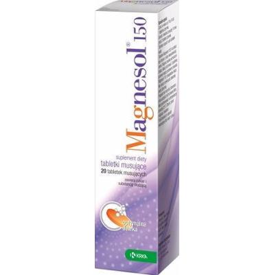 MAGNESOL 150 x 20 tabletek musujących