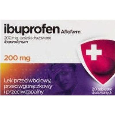 IBUPROFEN AFLOFARM 400mg x 20 tabletki drażowane