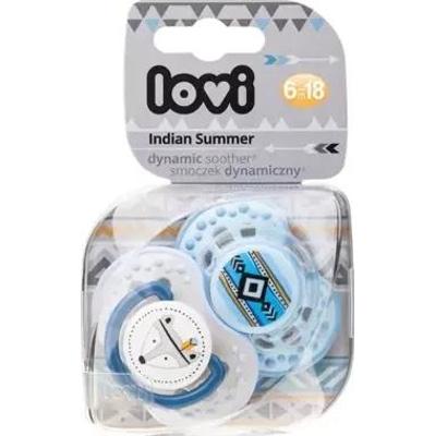 LOVI Smoczek gryzak dynamiczny Indian Summer (6-18 m-cy) x 2 sztuki 22/857 boy