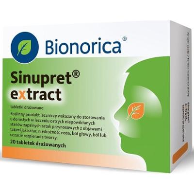 SINUPRET EXTRACT x 20 drażetek