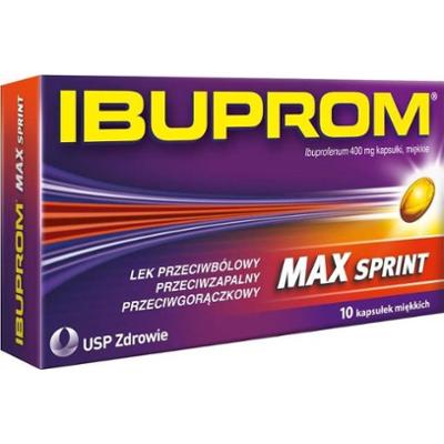 IBUPROM MAX Sprint x 10 kapsułek