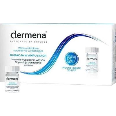 DERMENA Hair Care kuracja do włosów osłabionych nadmiernie wypadających 5ml x 15 ampułek