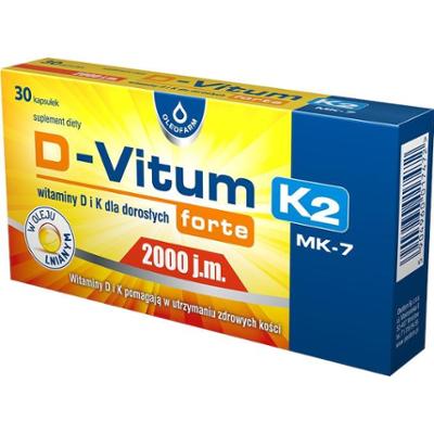 D-Vitum forte 2000 j.m. K2 x 30 kapsułek