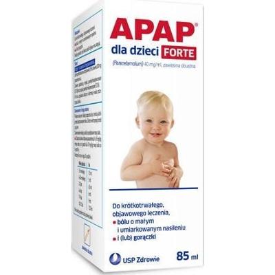 Apap dla dzieci Forte zawiesina doustna 85ml