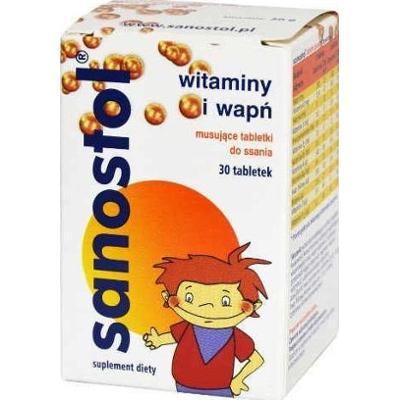 SANOSTOL x 30 tabletek do ssania