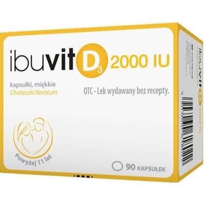 Ibuvit D3 2000 IU x 90 kapsułek