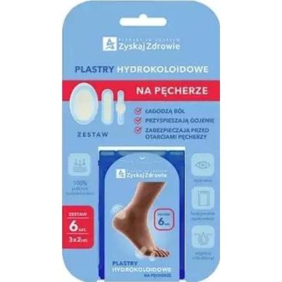 Plastry na pęcherze hydrokoloidowe x 6 sztuk