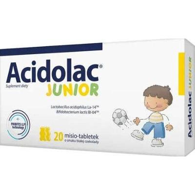 ACIDOLAC Junior x 20 szt. Misio-Tabletki