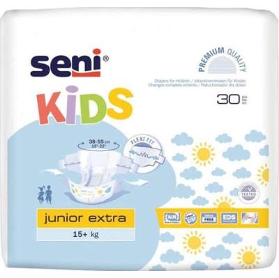 SENI KIDS JUNIOR EXTRA Pieluchomajtki 15+ kg x 30 sztuk