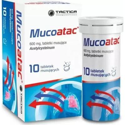 Mucoatac 600mg x 10 tabletek musujących