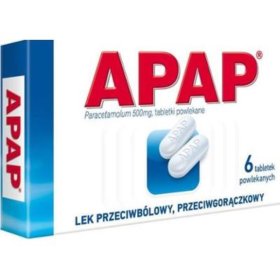 APAP 0,5 x 6 tabletek