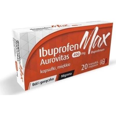 Ibuprofen Max Aurovitas 400mg x 20 kapsułek