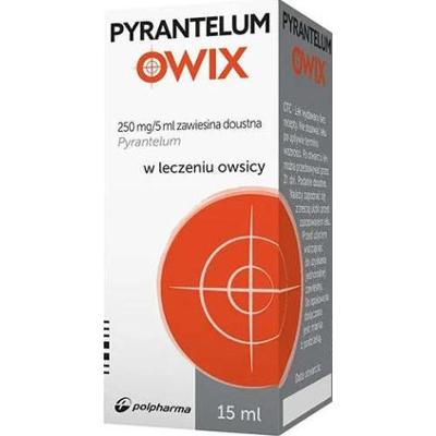 Pyrantelum Owix 250mg/5 ml zawiesina doustna 15ml