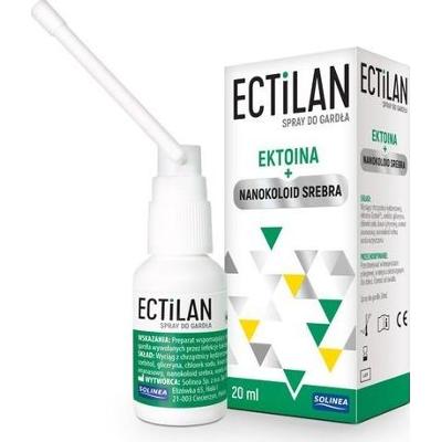 Ectilan Spray do gardła z ektoiną 20 ml
