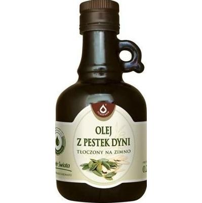 Olej z pestek dyni tłoczony na zimno 250ml