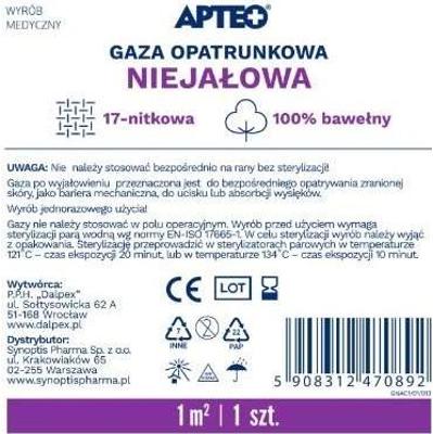APTEO Gaza niejałowa 1m x 1 sztuka