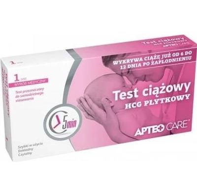 Apteo Care Test ciążowy HCG płytkowy x 1 sztuka
