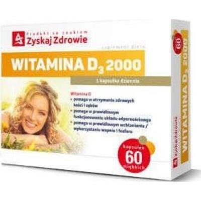 Witamina D3 2000 x 60 kapsułek