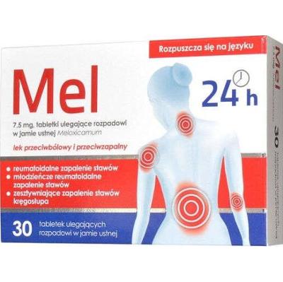 Mel 7,5mg x 30 tabletek ulegających rozpadowi w jamie ustnej