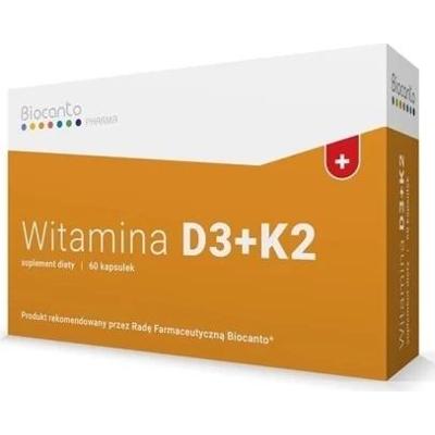 BIOCANTO Witamina D3 + K2 x 60 kapsułek
