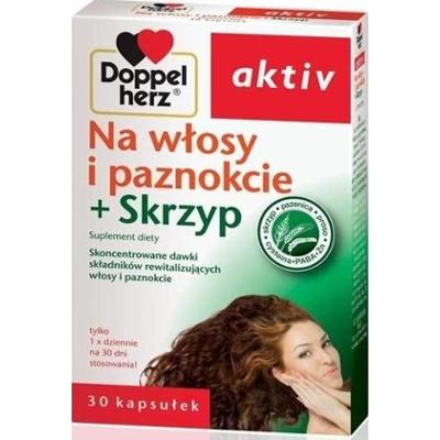 Doppelherz aktiv Na włosy i paznokcie + skrzyp x 30 kapsułek