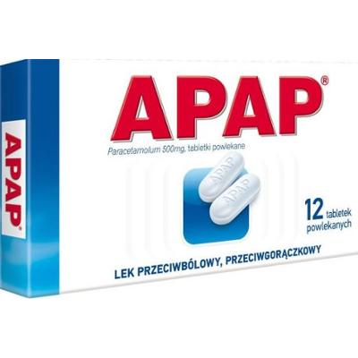 APAP 0,5 x 12 tabletek