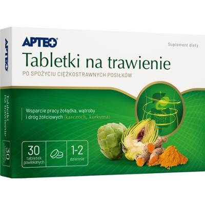 APTEO Tabletki na trawienie x 30 tabletek