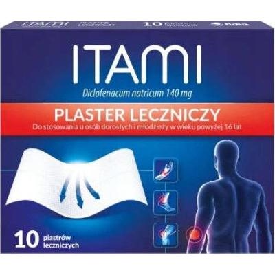 ITAMI Plastry lecznicze 140mg x 10 sztuk