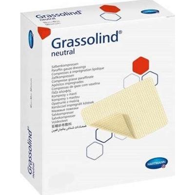 Grassolind neutral kompresy z maścią jałowe 5cm x 5cm x 10 sztuk