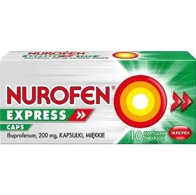 Nurofen Express Caps 200mg x 10 kapsułek