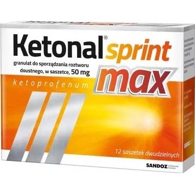 Ketonal Sprint Max 50mg x 12 saszetek