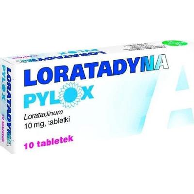 LORATADYNA Pylox 10mg x 10 tabletek