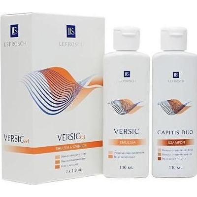 VERSIC Zestaw Emulsja 110ml + Capitis Duo szampon 110ml