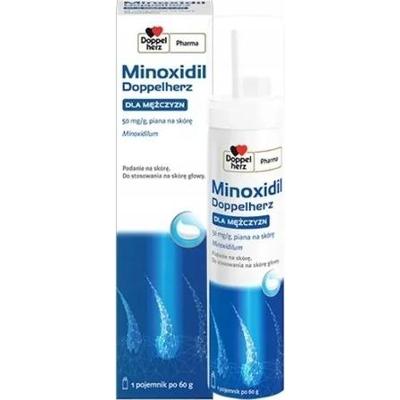 Minoxidil Doppelherz dla mężczyzn 50mg/g piana na porost włosów 60g
