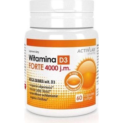 Witamina D3 4000 Forte x 60 kapsułek