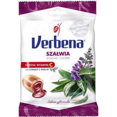 VERBENA Szałwia Cukierki ziołowe z Vit.C 60g